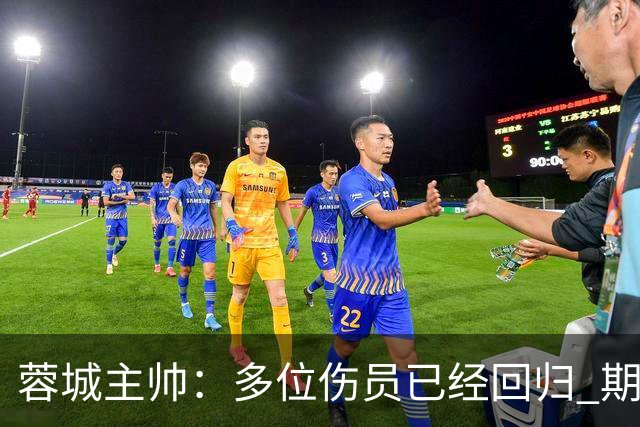 蓉城主帅：多位伤员已经回归 期待主场把这个冠军拿下