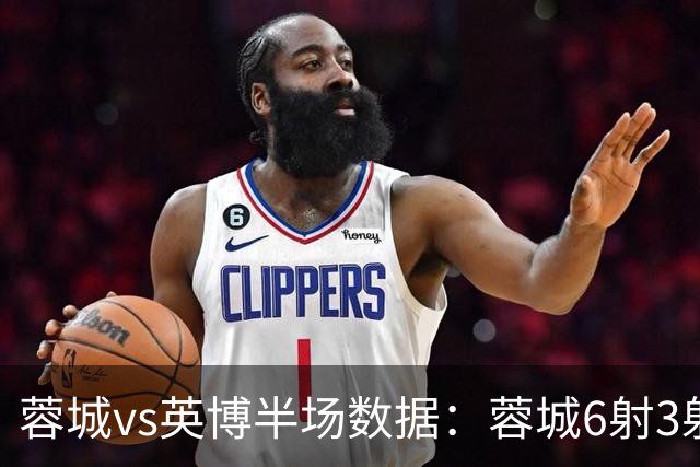 蓉城vs英博半场数据：蓉城6射3射正，英博半场0射门